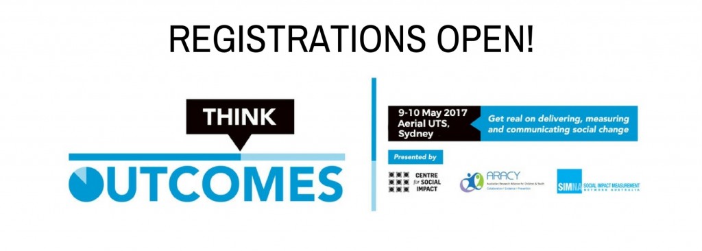 Think Outcomes conference 2017 – registrations open!