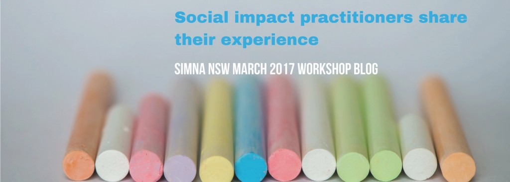 Social impact practitioners share their experience: SIMNA NSW blog