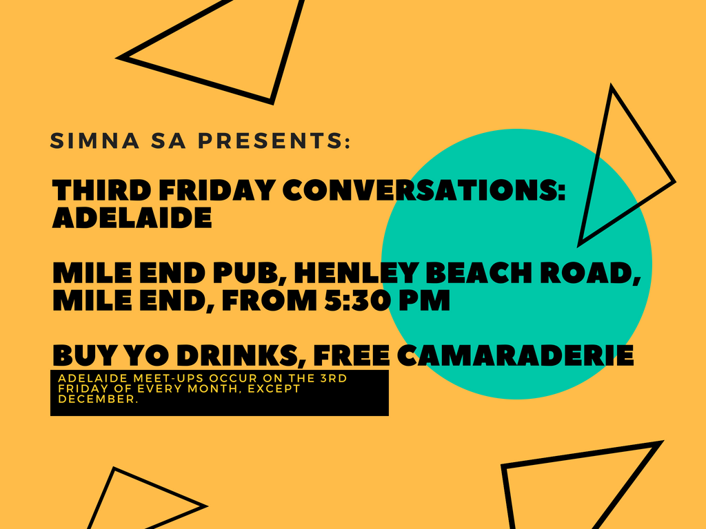 SIMNA SA Event: Third Friday Conversations