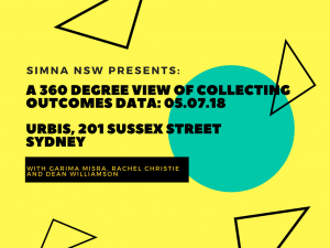 SIMNA NSW Event: A 360 degree view of collecting outcomes data – reflections from impact measurement and frontline staff