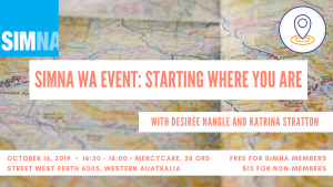 SIMNA WA Event: Starting Where You Are