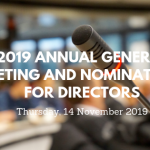 SIMNA AGM 2019 and Nominations for Directors