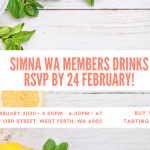 SIMNA WA Event: Members Drinks