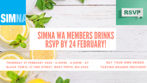 SIMNA WA Event: Members Drinks