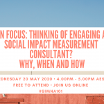In Focus: Thinking of engaging a social impact measurement consultant? Why, when and how