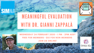 Webinar: Meaningful Evaluation with Dr. Gianni Zappalà