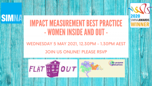 Webinar: Impact Measurement Best Practice – Women Inside and Out
