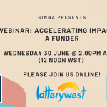 Webinar: Accelerating Impact As A Funder