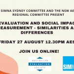 Webinar: Evaluation and Social Impact Measurement – Similarities And Differences