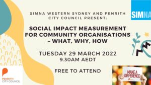 Workshop: Social Impact Measurement for Community Organisations – What, Why, How