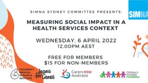 Webinar: Measuring Social Impact in a Health Services Context