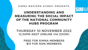 Understanding and Measuring the Social Impact of the National Community Hubs Program
