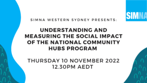 Event recording: Understanding and measuring the social impact of the national community hubs program